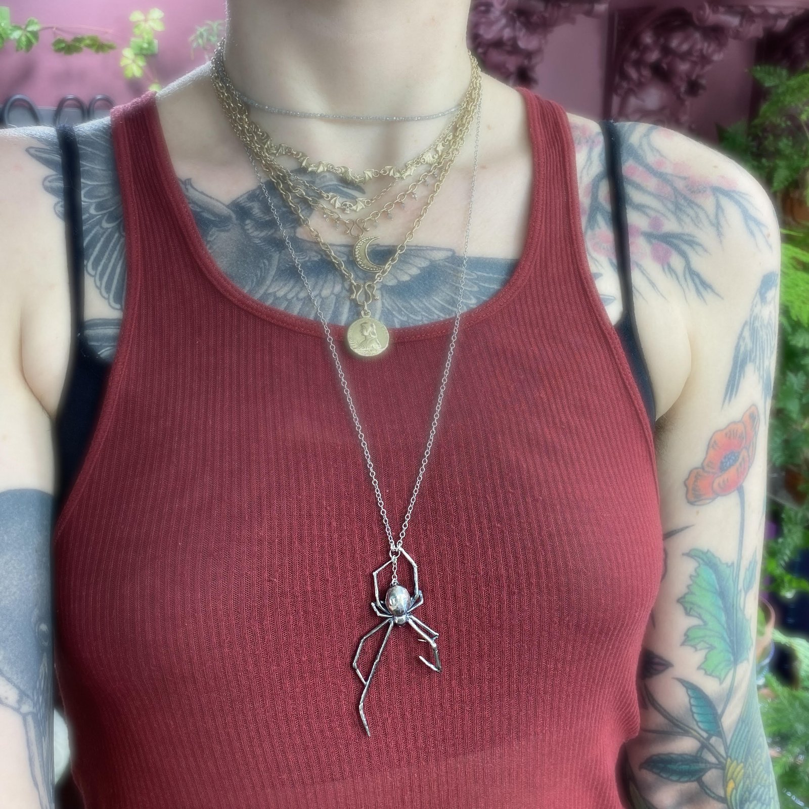 BLIND RABBIT-ブラインドラビット-Tibetan Skull Ring- SILVER